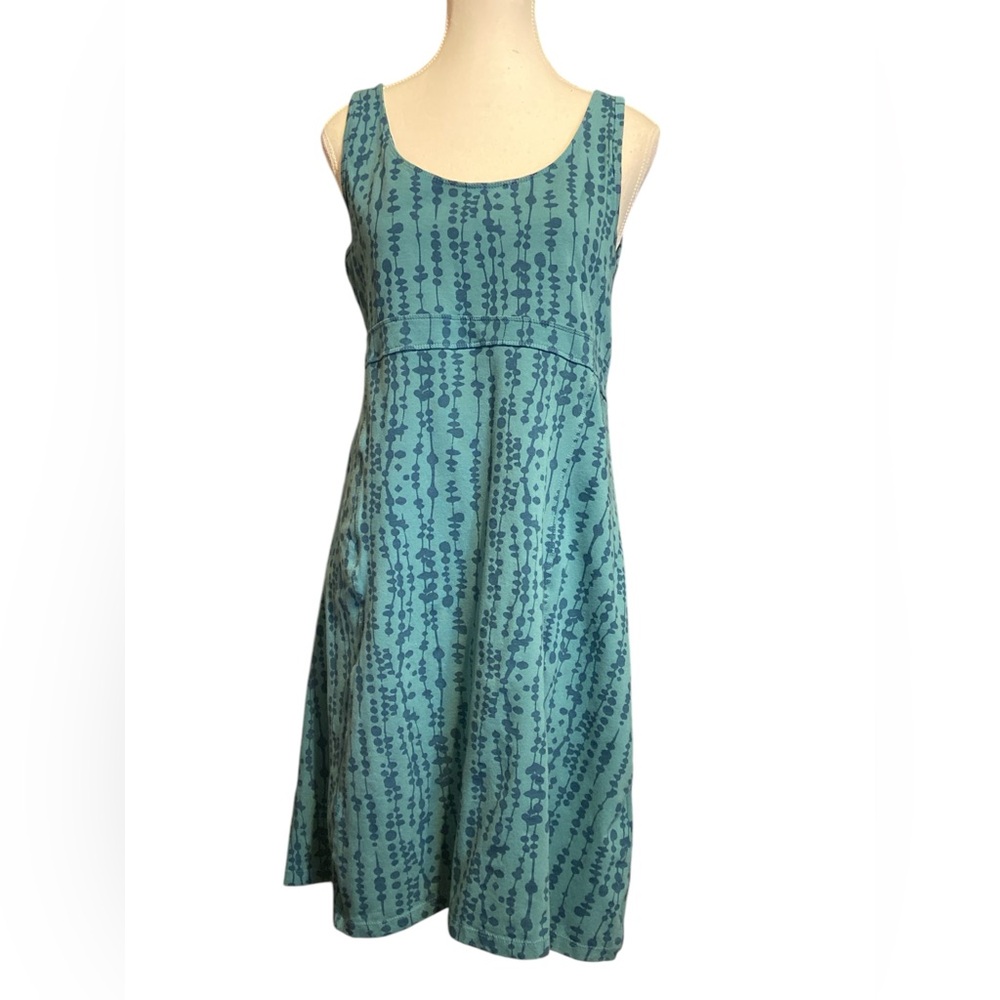 Isis Green Sleeveless Scoop Neck Mini Dress